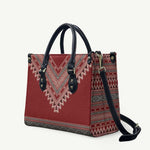 Tunisian Embroidery Pattern Leather Bag - African Pride