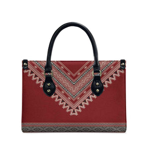 Tunisian Embroidery Pattern Leather Bag - African Pride