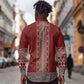Tunisian Embroidery Pattern Long Sleeve Button Shirt - African Pride