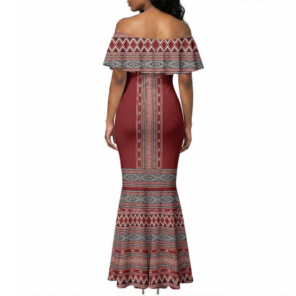 Tunisian Embroidery Pattern Mermaid Dress LT9