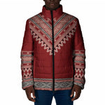 Tunisian Embroidery Pattern Padded Jacket - African Pride