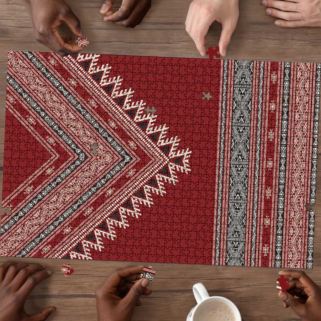 Tunisian Embroidery Pattern Puzzle - African Pride