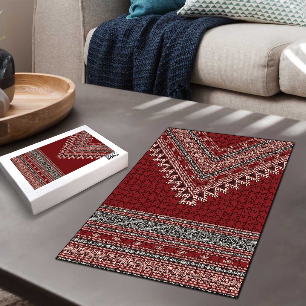 Tunisian Embroidery Pattern Puzzle - African Pride