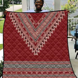 Tunisian Embroidery Pattern Quilt - African Pride