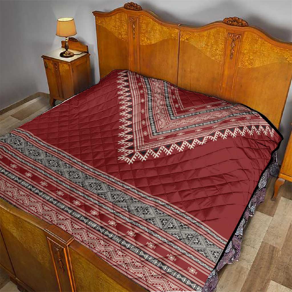Tunisian Embroidery Pattern Quilt - African Pride