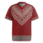 Tunisian Embroidery Pattern Rugby Jersey LT9