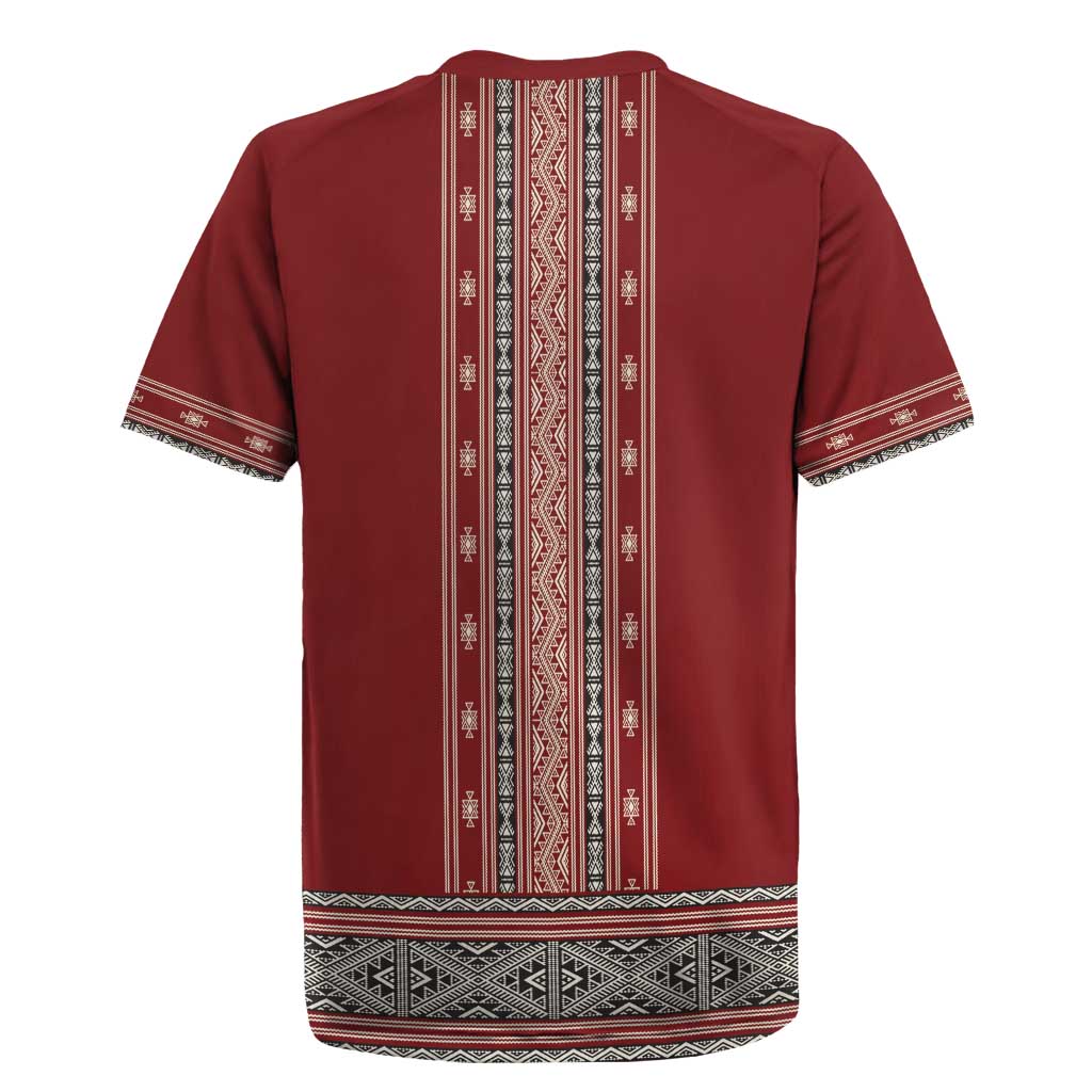 Tunisian Embroidery Pattern Rugby Jersey LT9