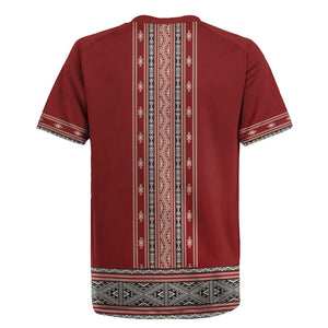 Tunisian Embroidery Pattern Rugby Jersey LT9
