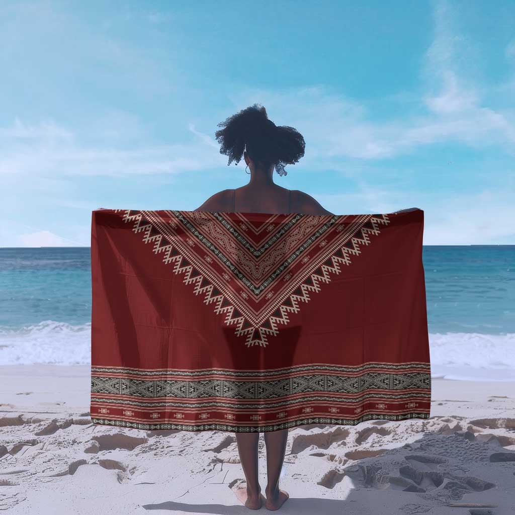 Tunisian Embroidery Pattern Sarong - African Pride