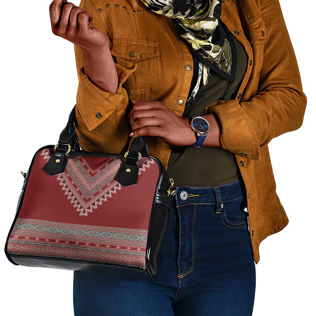 Tunisian Embroidery Pattern Shoulder Handbag - African Pride