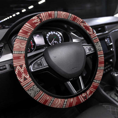 Tunisian Embroidery Pattern Steering Wheel Cover - African Pride