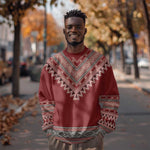 Tunisian Embroidery Pattern Sweatshirt - African Pride