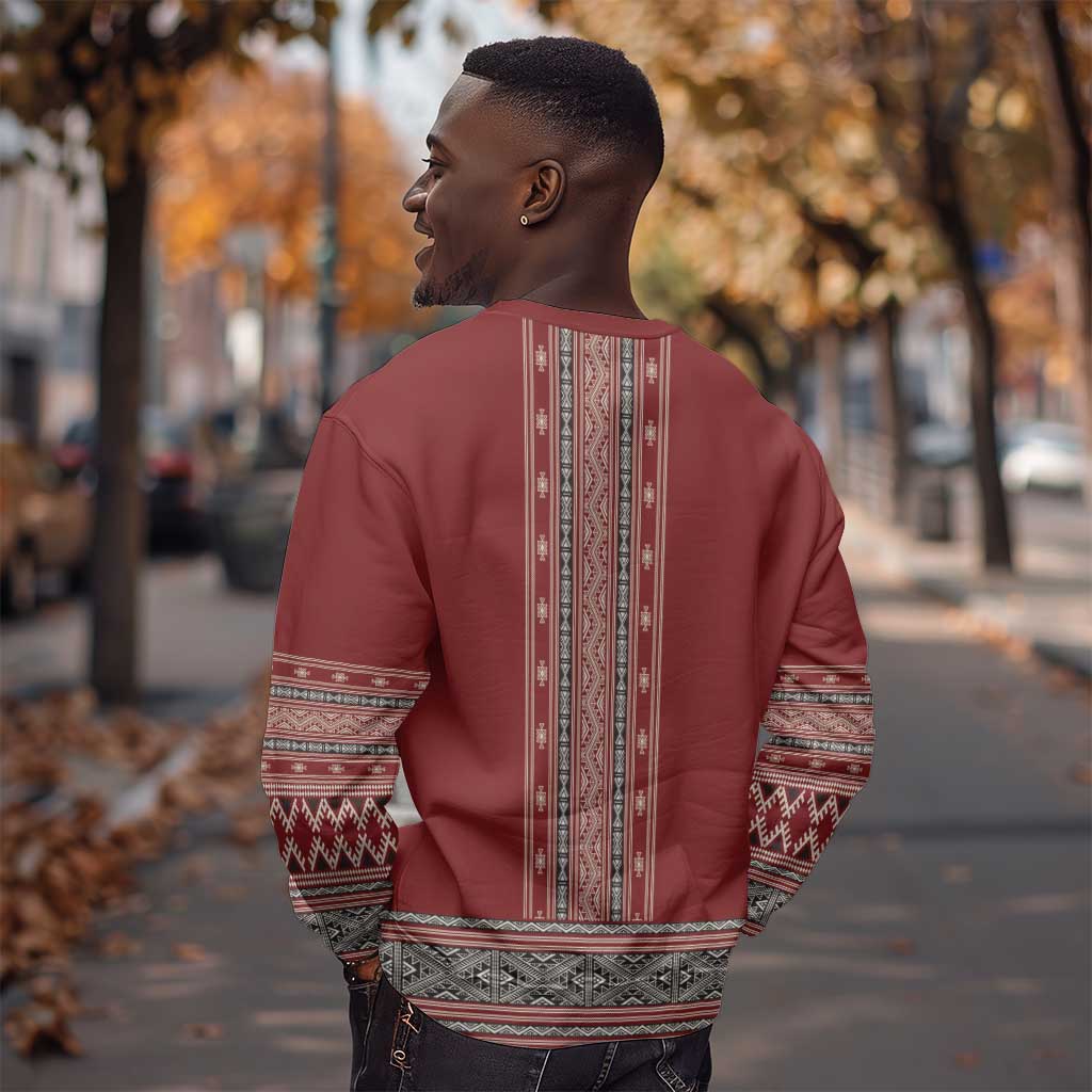 Tunisian Embroidery Pattern Sweatshirt - African Pride