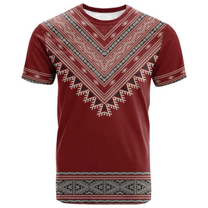 Tunisian Embroidery Pattern T shirt LT9