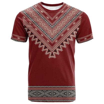 Tunisian Embroidery Pattern T shirt LT9
