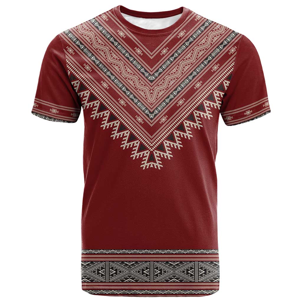 Tunisian Embroidery Pattern T shirt LT9