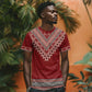 Tunisian Embroidery Pattern T shirt LT9