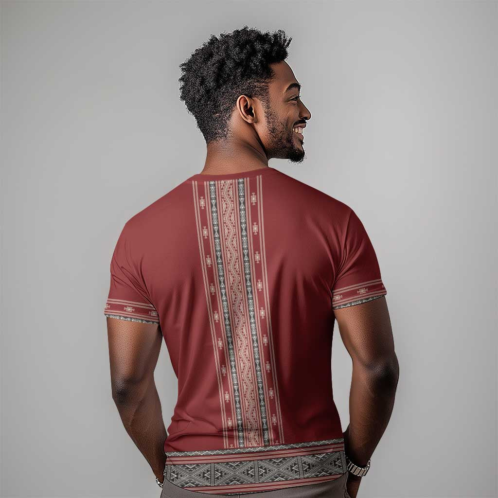 Tunisian Embroidery Pattern T shirt LT9