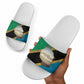 African Volcano Kilimanjaro Tanzania Slide Sandals Grunge Flag Map of Tanzania