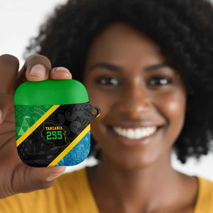 Tanzania 255 AirPods Case African Mix Pattern Flag Motif