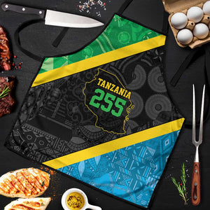 Tanzania 255 Apron African Mix Pattern Flag Motif