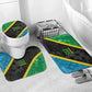 Tanzania 255 Bathroom Set African Mix Pattern Flag Motif