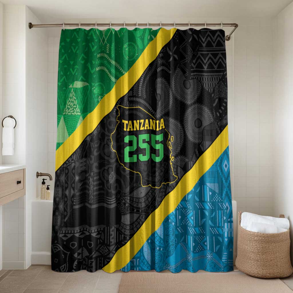 Tanzania 255 Bathroom Set African Mix Pattern Flag Motif