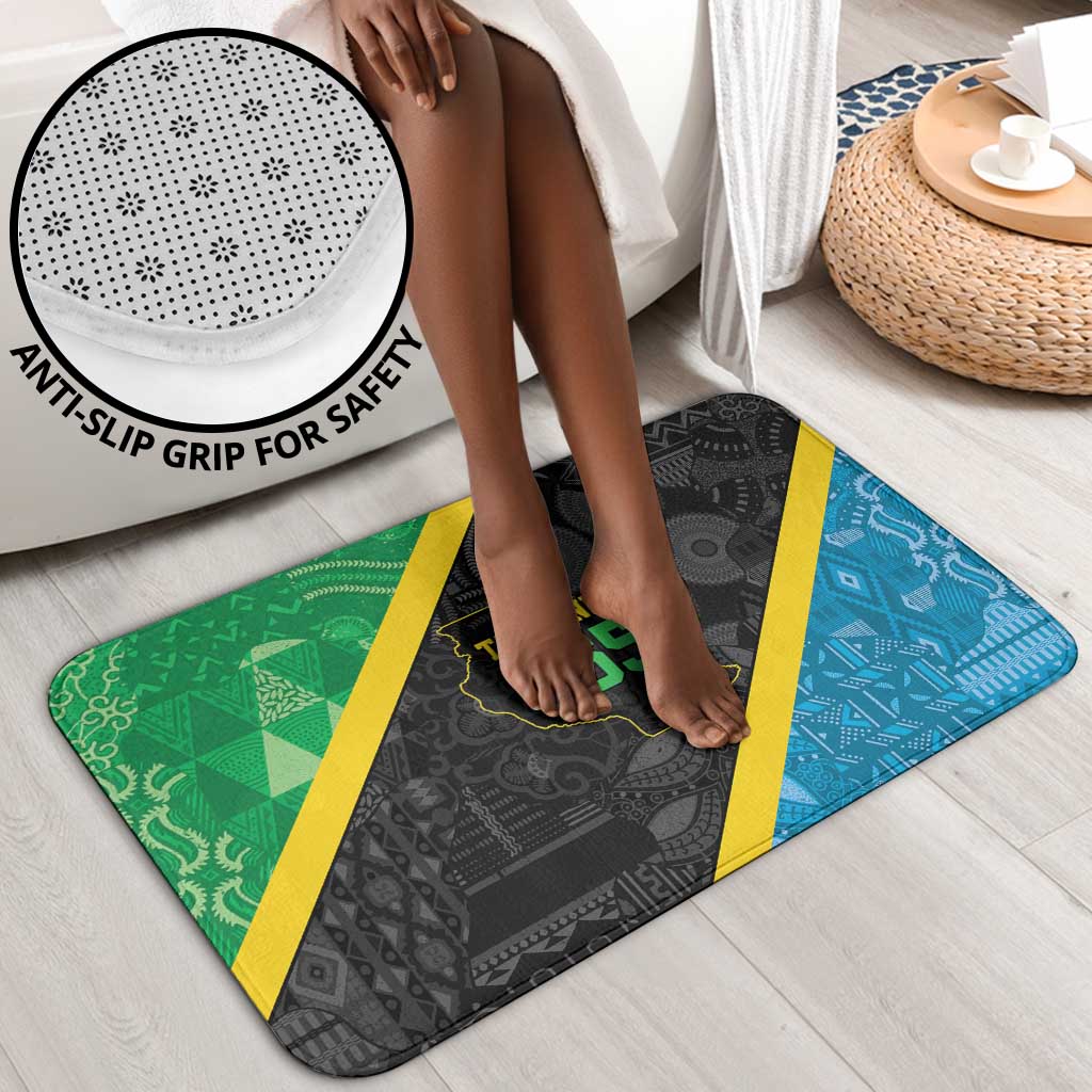 Tanzania 255 Bathroom Set African Mix Pattern Flag Motif