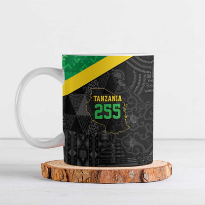 Tanzania 255 Ceramic Mug African Mix Pattern Flag Motif
