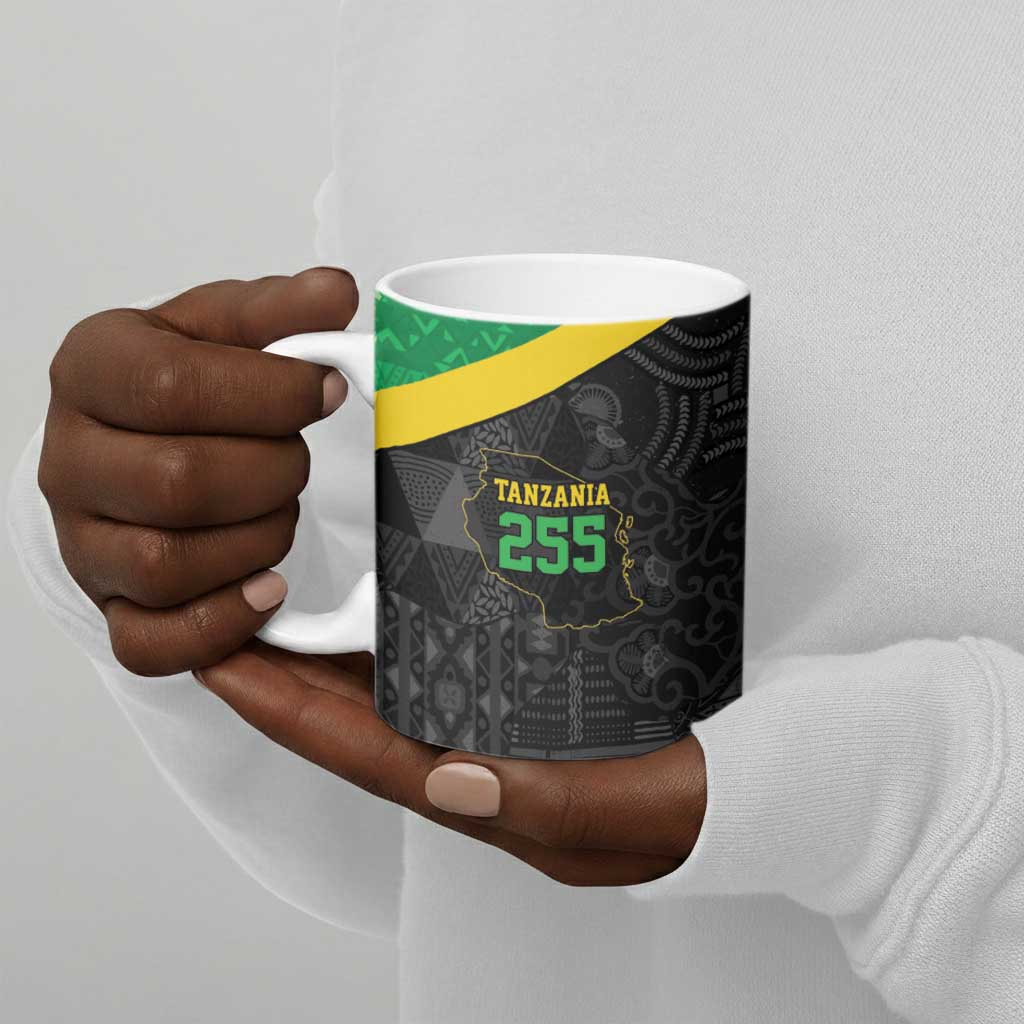 Tanzania 255 Ceramic Mug African Mix Pattern Flag Motif