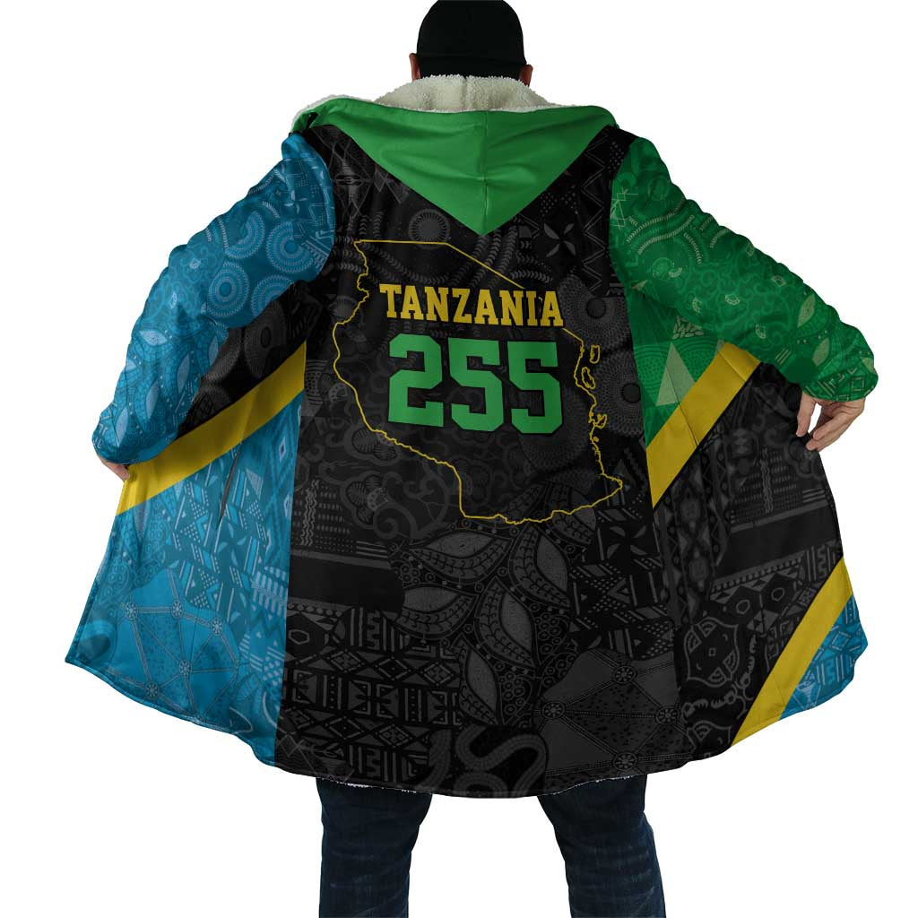 Tanzania 255 Cloak African Mix Pattern Flag Motif