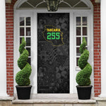Tanzania 255 Door Cover African Mix Pattern Flag Motif