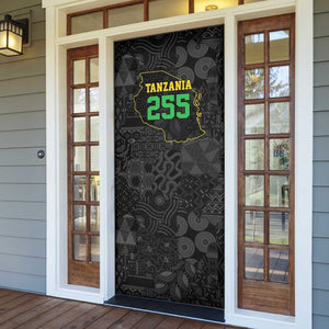 Tanzania 255 Door Cover African Mix Pattern Flag Motif