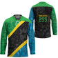 Tanzania 255 Hockey Jersey African Mix Pattern Flag Motif