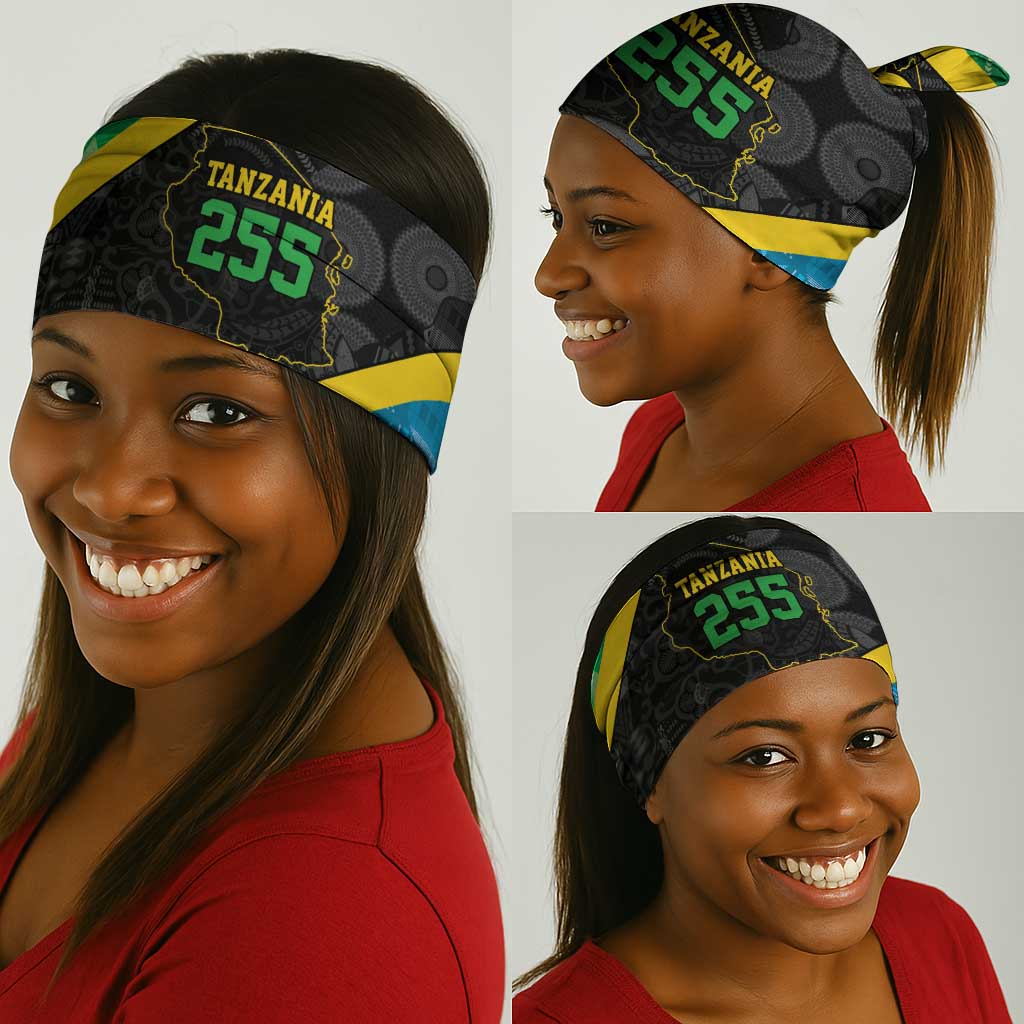 Tanzania 255 Neck Gaiter African Mix Pattern Flag Motif LT9