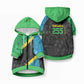 Tanzania 255 Pet Hoodie African Mix Pattern Flag Motif