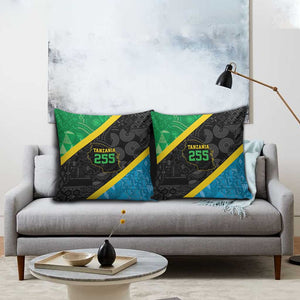 Tanzania 255 Pillow Cover African Mix Pattern Flag Motif