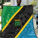Tanzania 255 Quilt African Mix Pattern Flag Motif - African Pride