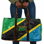 Tanzania 255 Travel Bag African Mix Pattern Flag Motif