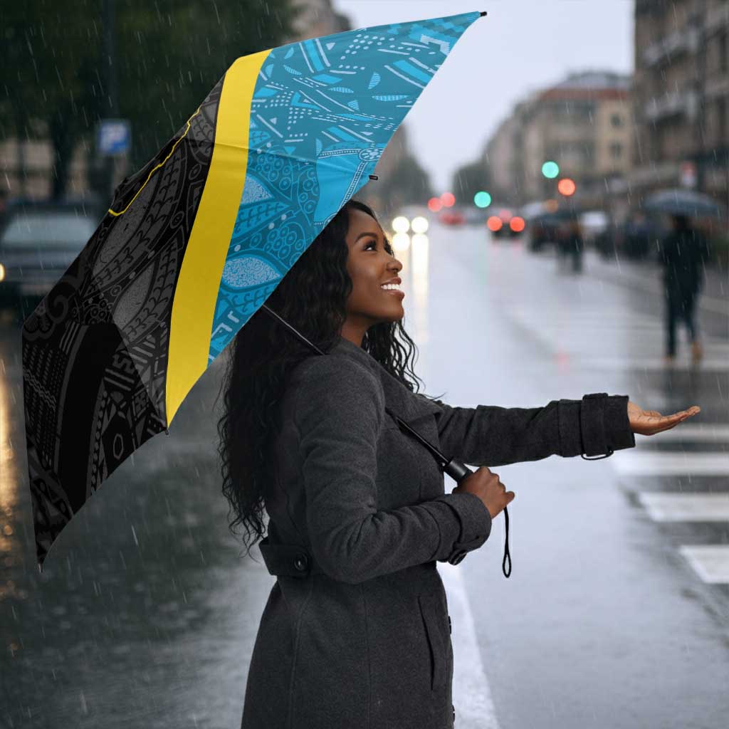 Tanzania 255 Umbrella African Mix Pattern Flag Motif