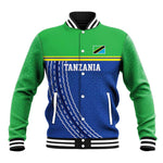 Custom Cicket African Tanzania Baseball Jacket The Cows Tanzania Pattern - African Pride
