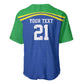Custom Cicket African Tanzania Baseball Jersey The Cows Tanzania Pattern - African Pride