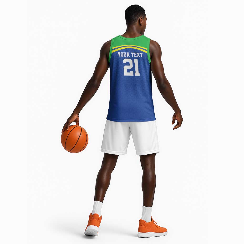 Custom Cicket African Tanzania Basketball Jersey The Cows Tanzania Pattern LT9