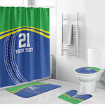 Custom Cicket African Tanzania Bathroom Set The Cows Tanzania Pattern