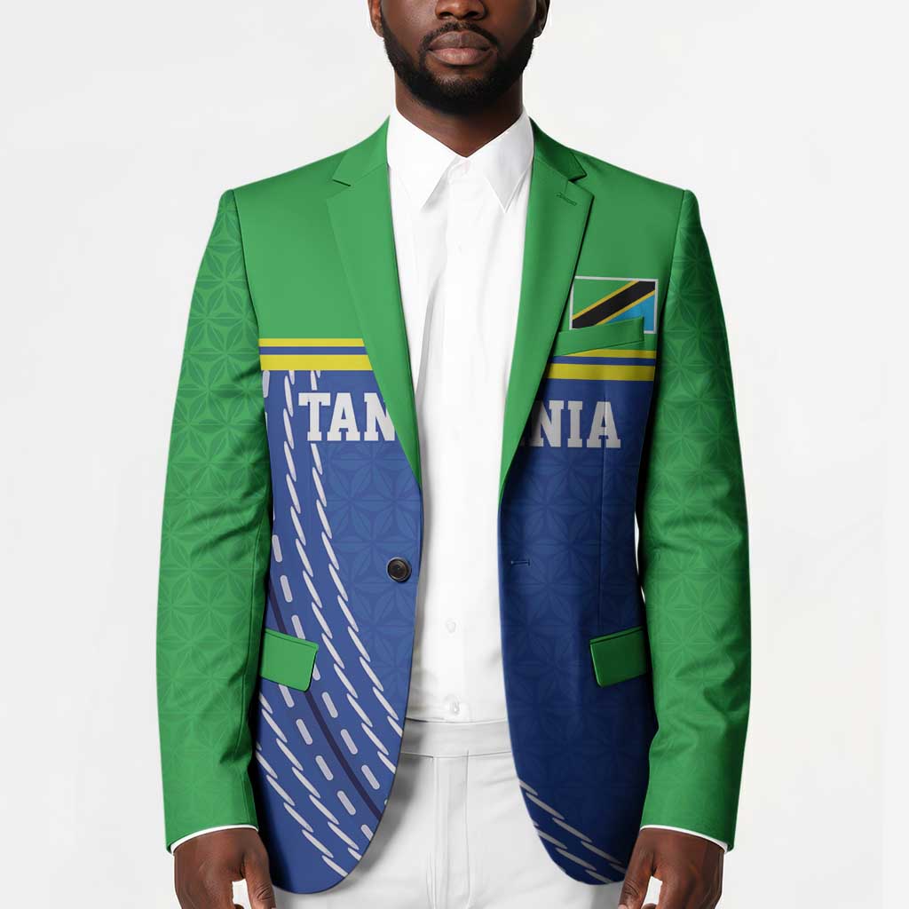 Custom Cicket African Tanzania Blazer The Cows Tanzania Pattern