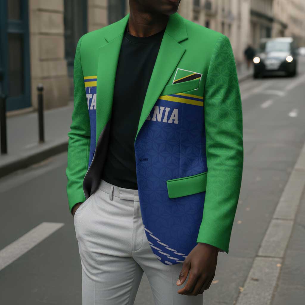 Custom Cicket African Tanzania Blazer The Cows Tanzania Pattern