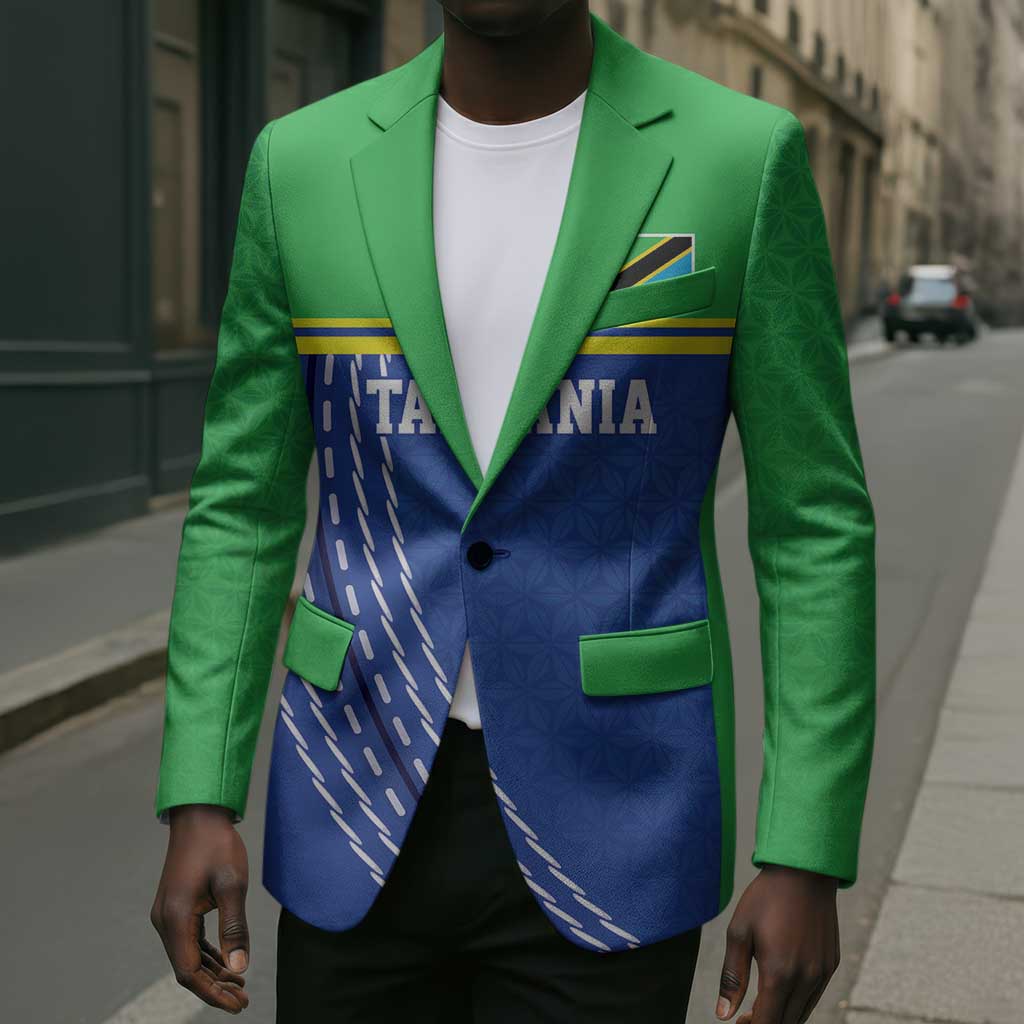 Custom Cicket African Tanzania Blazer The Cows Tanzania Pattern