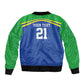 Custom Cicket African Tanzania Bomber Jacket The Cows Tanzania Pattern - African Pride