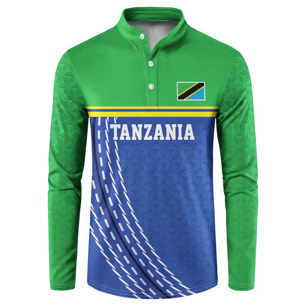 Custom Cicket African Tanzania Button Sweatshirt The Cows Tanzania Pattern
