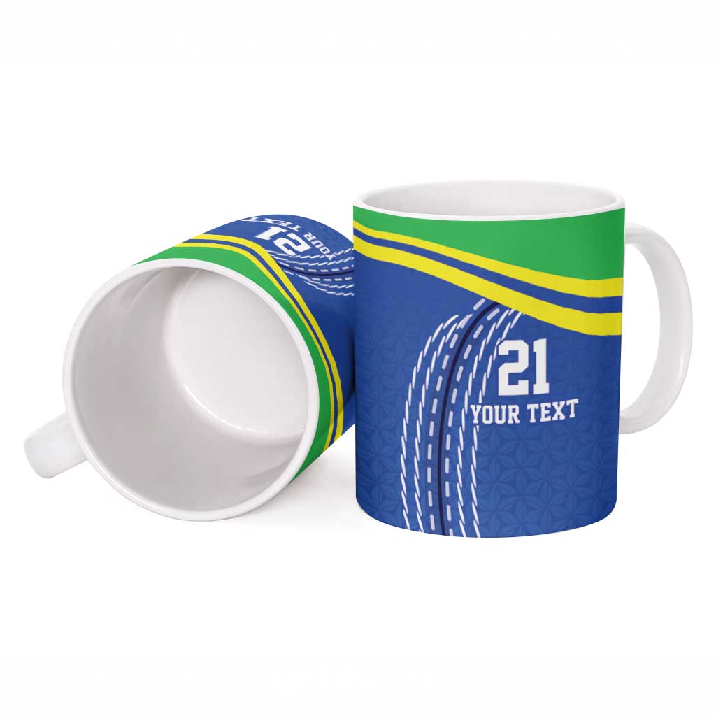 Custom Cicket African Tanzania Ceramic Mug The Cows Tanzania Pattern